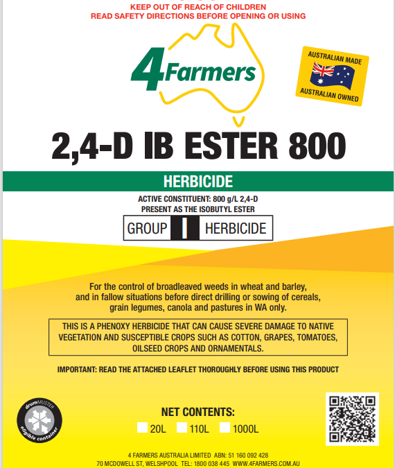 The Best Is Back – 2,4-D Ester 800
